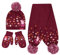 Regatta Jungen Peppa Pig Strickmütze Handschuhe Schal Winter Set