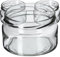 KADAX 10st Einmachgläser 250 ml, Marmeladengläser mit Twist-Off Deckel fi82, Dessertgläser, Luftdicht & Spülmaschinenfest, Dickwandiges Glas, Auswahl an Schraubverschlüssen (Ohne Deckel)