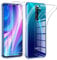 Phoona Funda para Xiaomi Redmi Note 8 Pro Carcasa con 2 Piezas Cristal Templado,Transparente Silicona TPU Protección Funda para Redmi Note 8 Pro Anti-Choques y Anti-Arañazos Caso