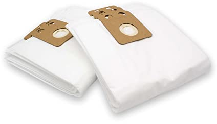vhbw 10x Sacs compatible avec Nilfisk/Alto VP 300 / VP300, VP300 Hepa, VP 300 aspirateur - microfibre non tissée, 50cm x 23cm blanc