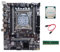 AMIUHOUN X99 Motherboard LGA2011-3 Computer Motherboard Support DDR4 ECC RAM with E5 2666 V3 CPU+DDR4 8G 2133 Mhz RAM+SATA Cable