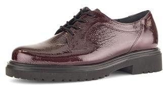 Gabor Damen Businessschuhe, Frauen Schnürschuhe,klassisch,elegant,Schnuerschuhe,Schnuerer,straßenschuhe,Strassenschuhe,Burgund,40.5 EU / 7 UK