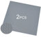 2 Pack Stackable DOUBLE SIDE 32x32 Studs 25.5x25.5CM Base Plate Board Building Baseplate 100% Compatible with All Major Brands (Grey)