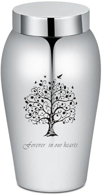 QGJNSGC Urne funéraire pour les personnes - Urne funéraire personnelle pour animal de compagnie ou cendres humaines - Souvenir (arbre de vie)