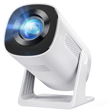 YOTON Y4 Mini Bluetooth Portable Projector Native 720P, 270° Rotatable Home Cinema Projector, Compatible with Fire Stick, Smartphone, PC, PS5