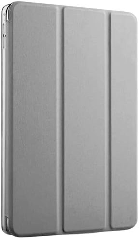 Funda para Apple iPad Mini 1/2/3 Generación Smart Cover – Auto Wake/Sleep – Mini 1ª/2ª/3ª Modelo No. A1432 / A1454 / A1455 / A1489 / A1490 / A1491 / A1599 / A1600 / A1601 (Gris)