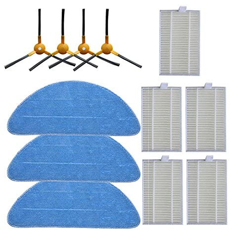 NLNGZKZFNF Vacuum Cleaner Spare Parts Kits Mop Cloths Wet Mopping Filter Side Brush Fit For Xiaomi fit for Roborock Robot Fit For ABIR X6 X5 X8 Vacuum cleaner parts