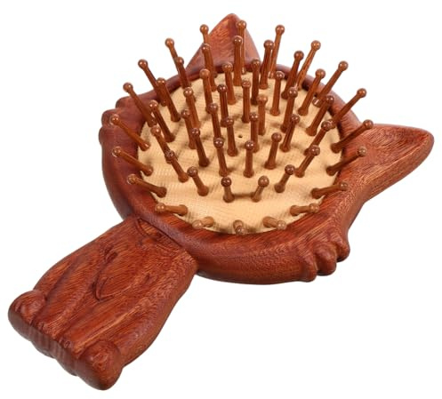 Fox Design Holzkamm aus Sandelholz Antistatisch mit Kopfmassage