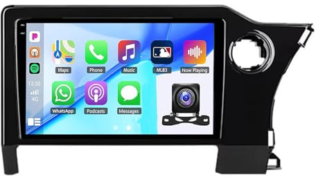 Keoaiob Android Autoradio Für Noah 4 R90 2022-2023 RHD 10-Zoll-Touchscreen-Stereoanlage Mit CarPlay Mirror Link Bluetooth FM GPS-Navigation WiFi USB SWC + Rückfahrkamera(Color:4G+32G)