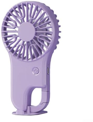 Mini Portable Turbo Fan for Quick Cooling, USB Rechargeable for Easy Use (purple)