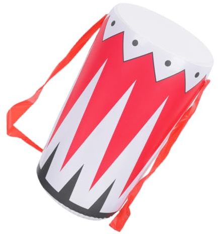 Veemoon Tambour Gonflable en PVC pour Garçon et Filles, Musical Taille Garçon et Filles, Accessoire Scène Fête, Instrument Gonflable pour Jeux et Apprentissage, Batterie Léger et Solide