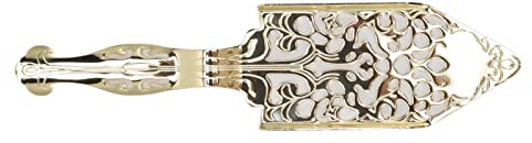 Yechiry Vintage-Absinth-Löffel, Heim-Mixologie-Set, Cocktaillöffel aus Edelstahl, Wermutfilter mit Hohlem Design, Ideal für Cocktail-Bar-Rituale (GOLD)