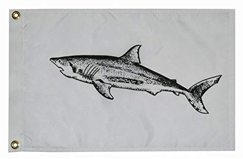 TaylorMade Products, Fisherman's Catch Flag, Fish Pennant, Nylon, 12 inch x 18 inch