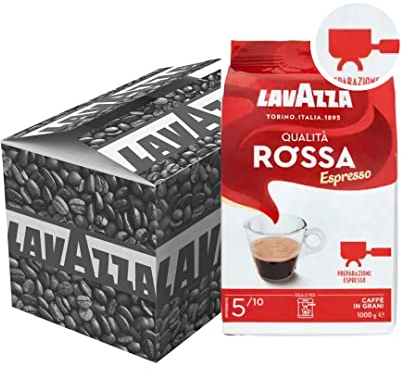 Lavazza Qualita Rossa Coffee Beans, 1 kg, 6