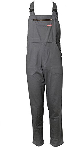 Planam 193054 BW 290 Latzhose, Grau, Größe 54