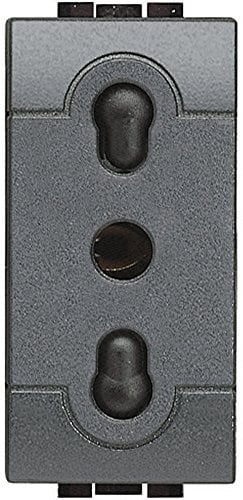 BTicino SL4180 Presa Bipasso, Antracite, 1 Pezzo