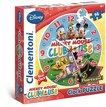 Clementoni Mickey Puzzle Clock (96-Piece)