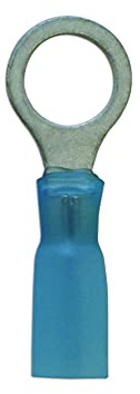 Connect 30198 Blue Heat Shrink Ring Terminal 8.4mm 25pc