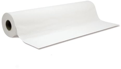 SKINACT White Disposable Non-Woven Bed Cover Roll Perforated (23 Wide X 375 Feet Long) Massage Table Sheets Wax Facial Chair