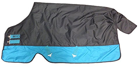 Horseware Mio Turnout medium 200g - Black with Turquoise& Black