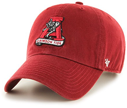 '47 NCAA Schirmmütze/Baseballkappe, Einheitsgröße, größenverstellbar, Razor Red