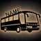 Bus LED Deko Schlummerlicht Nachtlicht Auto Wandlicht Wandlampe personalisiert mit Wunsch Name Lasergravur Abendlicht Kinderzimmer Geschenk zum Geburtstag Taufen
