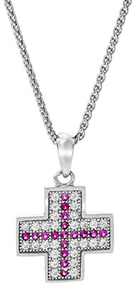 Orphelia Damen-Ketten mit Anhänger 925 Sterling Silber zirkonia ZH-7345
