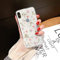 Bakicey Hülle für iPhone Xr Handyhülle Getrocknete Blumen Kristall Gel Schutzhülle Ultradünn Handgefertigt Immerwährende Blume Bumper Case Cover Schale hülle für iPhone Xr(E)