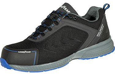Goodyear Mens Metal Free Water Resistant Safety Shoe Lightweight Composite Toe Flexible Midsole Workwear Trainer