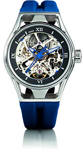 Locman Italy Herrenuhr Montecristo Skeleton Automatik blau Ref. 0538