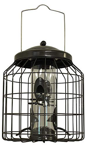 Deluxe Heavy Duty Squirrel Proof Wild Bird Hanging Seed Feeder Cage