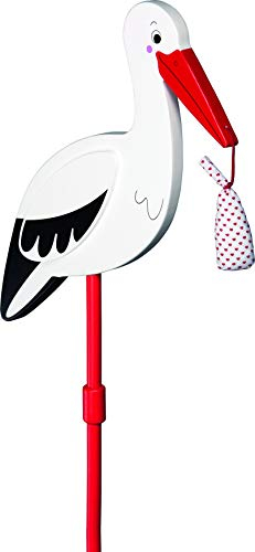 Goki Blumenstecker Storch mit Babytuch, XL