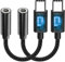 VddSmm Adaptador USB C a Jack de 3,5 mm, Adaptador de Audio para Auriculares USB Tipo C Adaptador de Auriculares Tipo C Compatible con Samsung Galaxy S23 S22 S21 MacBook Pro iPad