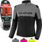 SHIMA DRIFT LADY Chaqueta Moto Mujere | Ligera y Transpirable Cazadora Moto Mesh de Verano mujere con CE Espalda, Hombros, Codos Protecciones, Ajuste de la Anchura (Gris, XXL)