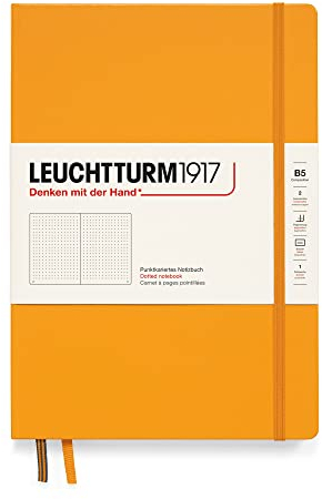 LEUCHTTURM1917 366166 Notizbuch Composition (B5), Hardcover, 219 nummerierte Seiten, Rising Sun, Dotted