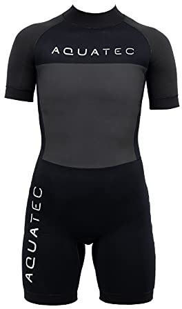 AQUATEC Muta Per Bambini In Neoprene - Mute Per Bambini E Adolescenti | Mute Di Alta Qualità In Neoprene Per Nuoto & Sport Acquatici | Mesi Primaverili/Estivi | 13-14 Anni, 4/3mm | Intermedio