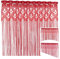 heimtexland ® Fadengardine Zuschneidbar Insektenschutz Vorhang Türvorhang Raumteiler Gardine Typ570 Bordeaux Rot 250x295