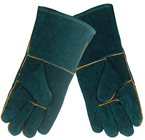 Jomewory Bissfeste Handschuhe, Beißhandschuhe Für Hunde, Stich und Kratzfeste, Wasserabweisende Schutzhandschuhe Für Katzen, Hunde, Vögel, FAL, Vieh, Schlangen