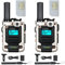Wurui TXQ K300 Global-ptt app 4G POC walkie Talkie long range adults communicate two way radio (2silverwithcard)