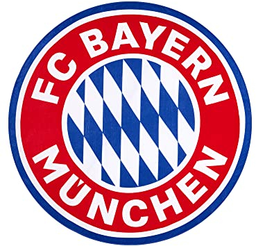 FC Bayern München Strandtuch I Badetuch I Handtuch I Logo I Rund I Rot I Fußball