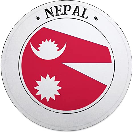 Yelolyio Nepal-Decke, doppelseitig, Nepal-Flagge, Überwurf, 150 cm, weiche Decke für Erwachsene und Kinder, Landhaus-Souvenir-Decke, großes Geschenk für Freunde, Männer, Frauen