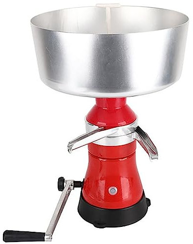 Séparateur de crème manuel Machine à séparer le lait, séparateur de crème en alliage d'aluminium pour une utilisation domestique dans une ferme laitière, transformant le lait cru ou entier en crème