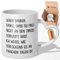 22Feels Tasse, Bruder Geschenk zum Geburtstag Weihnachten, Männer Jungs Idee, Kaffeetasse mit Spruch, Bruderherz (Herzhenkel Weiss)