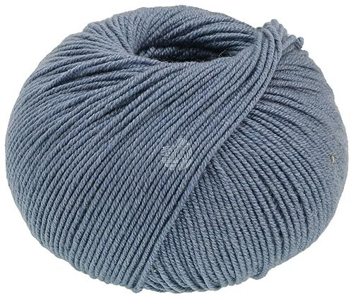 LANA GROSSA Cool Wool Seta | Cool Wool Klassiker mit Seidenanteil | Handstrickgarn aus 80% Schurwolle (Merino extrafein) & 20% Seide | 50g Wolle zum Stricken & Häkeln | 160m Garn FB 3