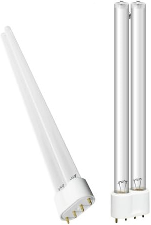 VIALIA UVC PL-Ersatzlampe für UVC-Gerät Leuchtmittel Größe 24 Watt