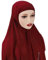 rtdgcv Damen weicher Chiffon langer Schal Schal Mode muslimischer Hijab Wrap Hijab Fantastische Reiche