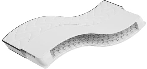 vidaXL Matratze Bonnell-Federkern Mittel 90x190 cm