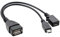 USB Port OTG Adapter, 2-in-1 Micro USB to USB Adapter OTG Power Cable Compatible with Firestick 2nd 3rd Gen 4K Samsung Andriod PlayStation Classic Tablets Rii Logitech Keyboards SNES NES and More
