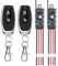dstfuy Interrupteur radio 12 V, interrupteur sans fil 2 voies DC 5 V/12 V/24 V/5 A Mini relais 1 canal interrupteur sans fil télécommande longue distance 164 ft, pour plafonniers, bandes LED, sonnette