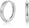 MASOP Ohrringe Silber,Creolen Silber 925 Stecker 10mm Damen Frauen Herren
